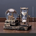 Miniatyrbild 3 av 5: LED Musik Kristall Snöglob med Timglas Timer Heminredning