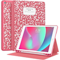Miniatyrbilde 1 av 3: Supveco Deksel for iPad 9./8./7. Generasjon 10,2 tommer (2021/2020/2019 Modell) med Blyantholder, Deksel for iPad 10,2 Tommer - Vannmelon