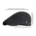 Miniatyrbilde 3 av 5: Enkel flat caps herre bomull vintage malerhatt casual【GKS】