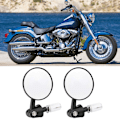 Miniatyrbillede 6 af 8: 2 stk. Motorcykel Modificerede Foldbare Styr Spejle Reflekterende Sidespejle 22mm 0.4
