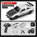 Pikkukuva 4 / 5: Ae86 1/16 RC Drift-auto Nopea Kaukosäädöllä Varustettu Drift-auto Lapsille ja Aikuisten