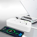 Miniatyrbilde 5 av 5: Hvit 2M EU Plugg Multi-Standard Uttak Skjøteledning Strømskinne med USB Type-C Hurtiglading DB White