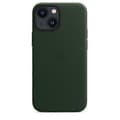 Läderfodral för iPhone 13 Mini med MagSafe Sequoia Green
