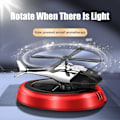 Miniatyrbild 3 av 5: Solcellsdriven helikopter luftfräschare bil flygplan doft D Red Gardenia one size