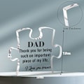 Miniatyrbild 3 av 7: Akrylpusselbricka Present till Pappa som Har Allt, Pappa Presenter Från Dotter, Pappa Presenter till Jul, Pappa Presenter Från Son, Fäder Transparent