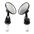 Miniatyrbillede 2 af 8: 2 stk. Motorcykel Modificerede Foldbare Styr Spejle Reflekterende Sidespejle 22mm 0.4