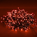 Miniatyrbilde 3 av 5: Lyslenke med 200 LED-lys, 20 meter lang, for julebelysning Oransje Orange 200 LEDs