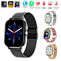 Miniatyrbillede 2 af 10: Fitness Tracker til Kvinder Bluetooth SmartWatch Ur IP67 Vandtæt Fuld HD Touch Fitness Tracker Sportsure Pink