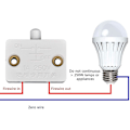 Miniatyrbilde 4 av 5: 6 stk. LED-dørbryter for skapbelysning, normalt lukket elektrisk lampebryter for skap P