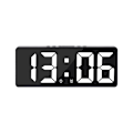 Miniatyrbild 1 av 5: Digital väckarklocka, sängbordsväckarklocka med stor LED-display, A
