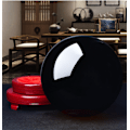 Miniatyrbilde 2 av 3: Obsidian krystallkule for Fengshui-kule, spådom, meditasjonskule, hjemmedekorasjonskule, 100% naturlig og ekte