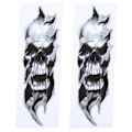 Pikkukuva 5 / 7: kpl FORK SKULLS Tarrat Sportster Softail Dyna Electra Street Glide 0.1
