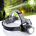 Miniatyrbillede 1 af 5: LED pandelampe, genopladelig, 90.000 lumen super lysstærk pandelampe