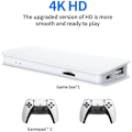 Pikkukuva 3 / 10: 40 000+ 4K HDMI TV -pelikonsoli retropeleille, 2 langattomalla ohjaimella M15 64G + 20,000 games
