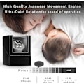 Pikkukuva 2 / 5: Automaattinen kellonpyöritin hiljaisella japanilaisella moottorilla, ensiluokkaisella nahkapinnalla ja pehmeillä, joustavilla kellotyynyillä miesten ja naisten kelloille