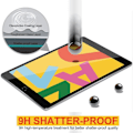 Miniatyrbilde 7 av 7: 2-pakning iPad 7. Skjermbeskytter 10,2 tommer 2019 skjermbeskytter