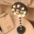 Pikkukuva 7 / 7: Miniatyyri Joulupukki Stop Here -kyltti Vilkkuvalla Ulkokoristeena Joulujuhliin D5 H