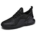 Miniatyrbillede 1 af 2: Herre Air Sports Løbesko Åndbare Sneakers Sko Max 270 Sort Sort Black 46