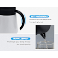 Miniatyrbillede 5 af 5: 800 ml 304 18/10 Termokande i rustfrit stål/Dobbeltvægget vakuumisoleret kaffekande med trykknap, 13+ timers varm og kold opbevaring, BPA-fri
