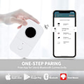 Pikkukuva 2 / 7: Kannettava Bluetooth-langaton pieni lämpötarratulostin, älykäs mobiili taskukokoinen tarratulostin, yhteensopiva iOS- ja Android-laitteiden kanssa