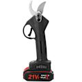 Miniatyrbillede 4 af 5: Havesaks Elektriske Saks Lithium Batteri Ledningsfri Beskæringssaks (Sort 1 Opladning + Plastikkasse) Black