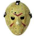 Pikkukuva 1 / 5: Naamio Cosplay Halloween-asu Naamio Rekvisiitta Kauhu Jääkiekko Keltainen