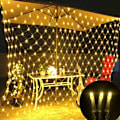 Miniatyrbilde 1 av 2: 15m 2x3m 4x6m LED Lysnett Utendørs Julebord Varm Hvit[GKS]