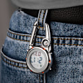 Miniatyrbillede 3 af 6: Clip-on digital karabinhage ur multifunktionelt lysende urskive kompas