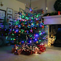 Miniatyrbilde 5 av 5: Lysende 300 LED julelys, 30,5 meter sammenkoblingsbare, vanntette flerfargede Multicolored 300 LEDs