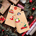 Miniatyrbillede 2 af 4: Adventskalender til at fylde 2024, 24 adventskalenderposer, DIY julekalender sæt, julegaveposer #1