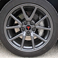Miniatyrbild 3 av 3: Hjulnavskapslar (4 st) för KAVANIC Tesla Model Y Model 3 Modifieringsskydd (svart/matt svart) Red Kit