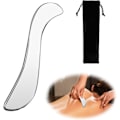 Miniatyrbilde 1 av 5: Gua Sha rustfritt stål Gua Sha massasjeverktøy Gua Sha skrape Grade Fascia verktøy for å gni Gua Sha ansiktsmassasjerulle for skjønnhet
