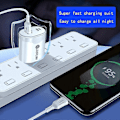 Miniatyrbilde 2 av 5: Type-C Hurtigladeadapter PD20W Direkte Lader med Datakabel[GKS]