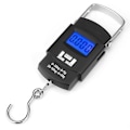 Pikkukuva 5 / 10: Matkalaukkuvaaka | Digitaalinen riippuva vaaka koukulla 50kg musta black