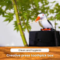 Miniatyrbild 5 av 5: Automatisk Fågel Tandpetare Dispenser, Automatisk Fågel Tandpetare Press Tandpetare Box
