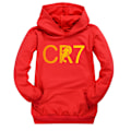 Miniatyrbild 1 av 3: Barn Pojkar Lös CR7 Ronaldo Hoodie Långärmad Tröja Kläder Toppar Röd Red 150cm