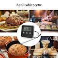 Miniatyrbilde 5 av 5: LCD Digital Elektronisk Probe for Mat Termometer Grill Kjøtt