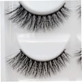 Pikkukuva 3 / 5: (iLashes.SE) 5 paria tekoripsiä - 3D faux mink G806 musta (G-806)