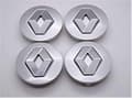 Set med 4 navkapslar för aluminiumfälg 8200043899 Renault 60 mm - Emblem