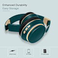 Miniatyrbilde 4 av 6: Trådløse Bluetooth Hodetelefoner Stereo Hodebøyle Headset Støtte SD-kort Med Mikrofon For Xiaomi Iphone Sumsamg Nettbrett Studenter Tog White