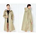 Miniatyrbillede 2 af 6: Trendy vindjakke regnjakke, let og åndbar, ensfarvet Khaki Khaki XL