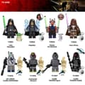 8 st/ set Star Wars Byggstenar Actionfigurer Luke Skywalker Mace Windu Montering Minifigurer Samlarleksaker Fans Barn Presenter null none