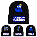 Pikkukuva 2 / 2: Roblox Rainbow Friends Neulepipo Hattu Mies Nainen Lapsi Lahja B