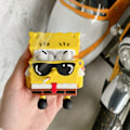 Miniatyrbilde 1 av 5: Søtt Airpods-deksel Søtt hodetelefonetui Cap cov SpongeBob SquarePants 3rd Generation