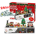 Miniatyrbillede 6 af 11: Byggeklodser Julekalender Blind Box Nedtælling 24 Ruter Børn DIY Bil Dinosaurie Byggeklodser Hånddrevet Blind Box-sfssscs SH-16【2024 new model】