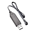 Miniatyrbillede 3 af 4: USB opladerkabel batterioplader 3.7V SM-2P 60cm 3.7V 3.7V