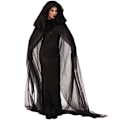 Pikkukuva 1 / 4: Naisten Anime Cosplay Halloween Noita Viitta Puku Musta W Viitta Puku Viitta Puku Cloak suit L