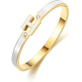 Miniatyrbillede 1 af 5: Guld Armbånd til Kvinder, H-Armbånd, Armbånd til Kvinder, Delikat Armbåndssmykke Påske, Jul, Mors Dag