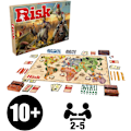 Miniatyrbilde 3 av 9: Risk Brettspill, Strategispill for 2-5 spillere, Strategisk brettspill for tenåringer, voksne og familie, Krigsspill, Alder 10+