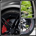 Miniatyrbillede 3 af 4: st sorte metalventilhatte - Vandtætte og støvtætte til biler, motorcykler og cykler [GKS] 8 PCS-Black